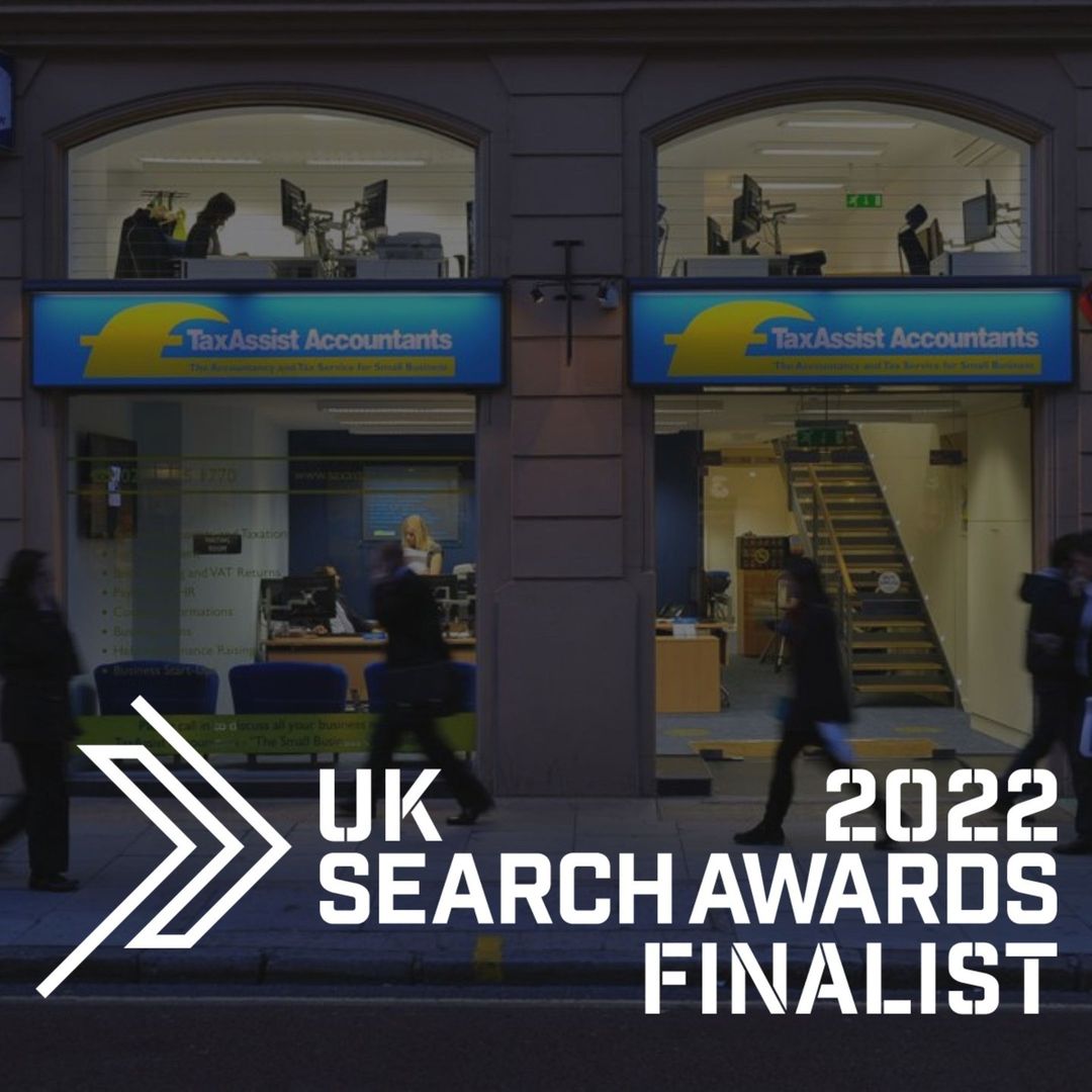 TaxAssist make the finals of 3 categories at the UK Search Award